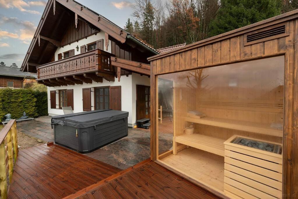 Luxus Alpenparadies Nahe Salzburg Sauna & Whirlpool Adnet Exteriör bild