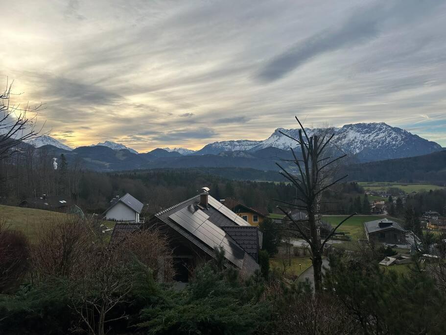 Luxus Alpenparadies Nahe Salzburg Sauna & Whirlpool Adnet Exteriör bild